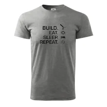 Build eat sleep repeat - montážní pěna