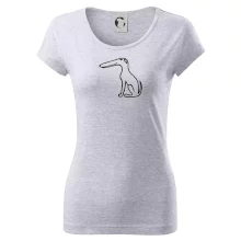 Barzoj obrys černý  (Moňas)