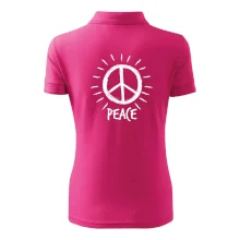 Peace symbol černobílý