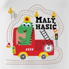 Malý hasič - auto a dinosaurus
