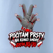 Řezník počítám prsty na konci směny