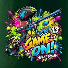 Barevná exploze game on paintball