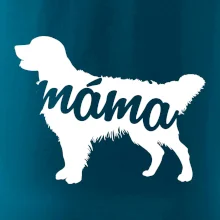 Zlatý retrívr máma obrys