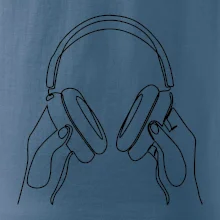 Sluchátka  jedním tahem