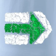 Párová turistická značka zelená