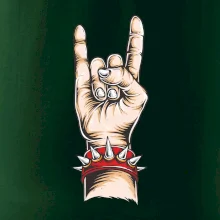 Rocková ruka s náramkem