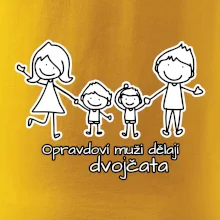 Opravdoví muži dělají dvojčata - kluk kluk