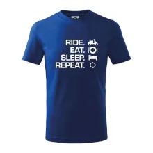 Ride Eat Sleep Repeat moto skútr