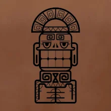 Mayové - socha se zuby