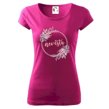 Nevěsta květinový kruh růžový