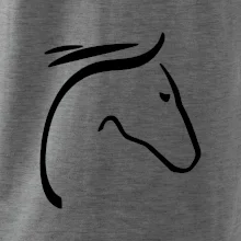 Kůň - hlava silueta