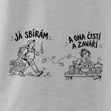 Já sbírám ona čistí a zavaří