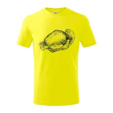 Rukavice kreslené na šířku