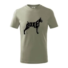 Boxer nápis v těle