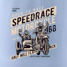 Speedrace motrcycle half mile