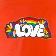 Love s duhou v pozadí