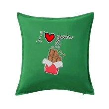 I love you and chocolate