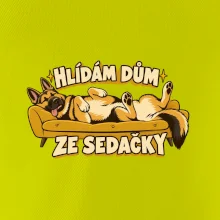 Hlídám dům ze sedačky - vlčák