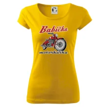 Babička motorkářka