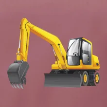 Bagr bez nápisu ze předu