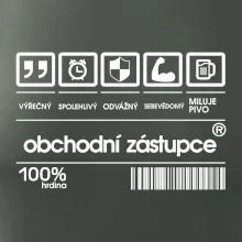 Čárový kód obchodní zástupce