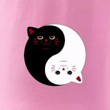 Kočky jin jang barevné