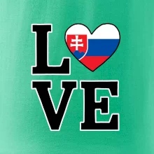 Love Slovenská vlajka