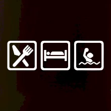 Eat sleep vodní pólo v řadě