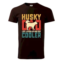 Husky dad like a regular dad but cooler