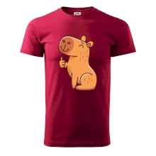 Kapybara s palcem nahoru