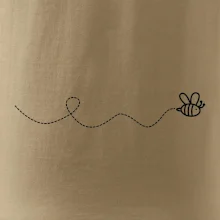 Dráha letu včely - vlnovka