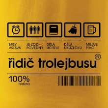 Čárový kód -  Řidič trolejbusu Čárový kód -  Řidič trolejbusu