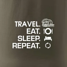 Eat sleep travel - Malý přívěs