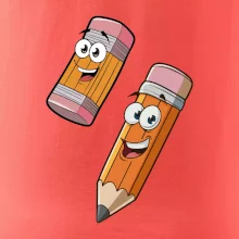 Parové triko - Tužka a guma