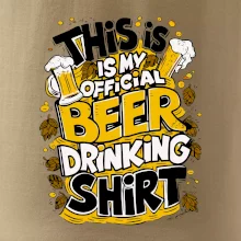 This Is My Official Drinking Shirt - chmel