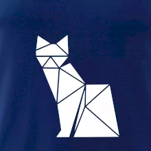 Origami kočka z boku