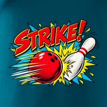 Strike komiksový bowlingový náraz