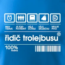 Čárový kód -  Řidič trolejbusu