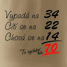 Vypadá, cítí se, chová se - 70 let