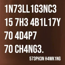 Test inteligence - Stephen Hawking