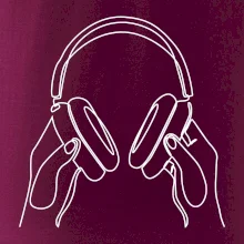 Sluchátka  jedním tahem