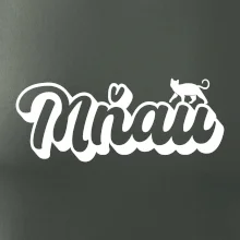 Mňau nápis