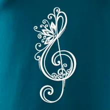 Houslový klíč kytky