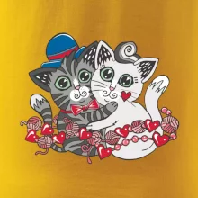 Kočky v objetí (Pecka design)