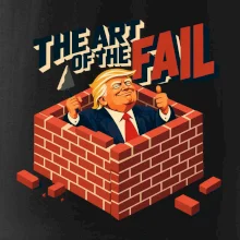 Donald Trump zazděný ve vlastní zdi