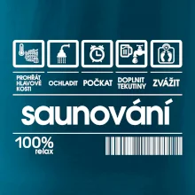 Čárový kód - sauna Čárový kód - sauna