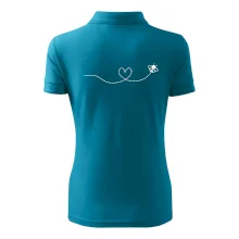 Dráha letu včely - srdce