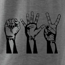 Kámen nůžky papír černé