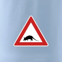 Dopravní značka - krysa