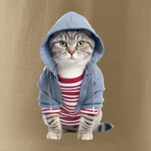 Kočka v pruhovaném triku